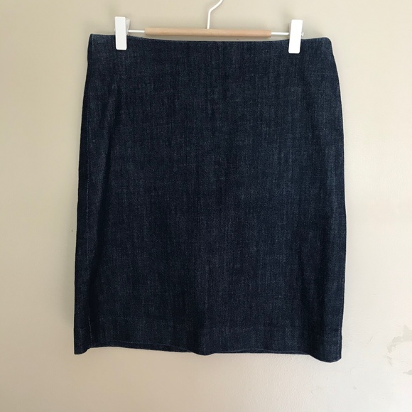 J. Crew Skirts J Crew Jean Pencil Skirt Poshmark